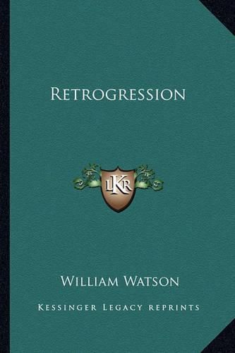 Cover image for Retrogression