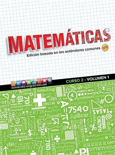 Cover image for Glencoe Math, Course 2, Volume 1, Spanish Student Edition