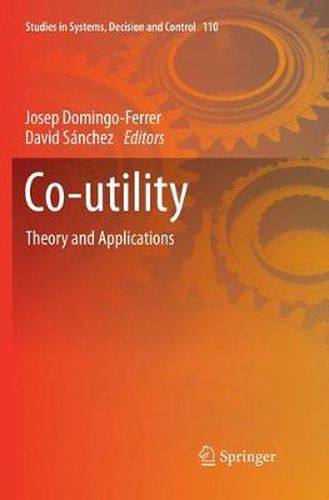 Cover image for Co-utility: Theory and Applications