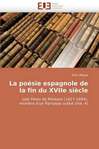 Cover image for Posie Espagnole de La Fin Du Xviie Siecle