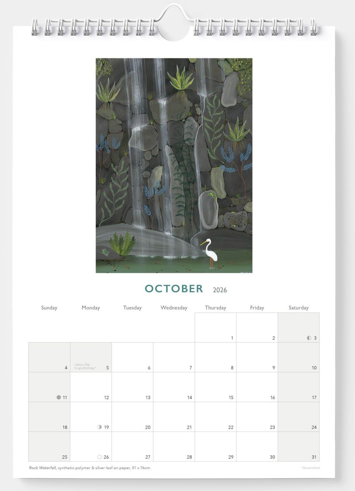 Melanie Hava 2026 Wall Calendar