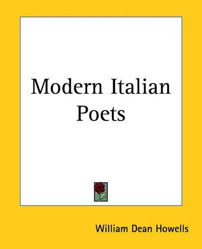 Cover image for Modern Italian Poets