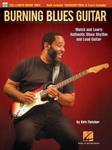 Cover image for Burning Blues Guitar