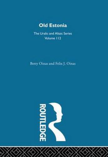 Cover image for Old Estonia