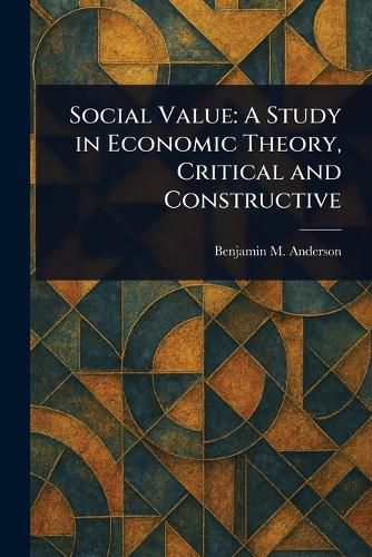 Cover image for Social Value