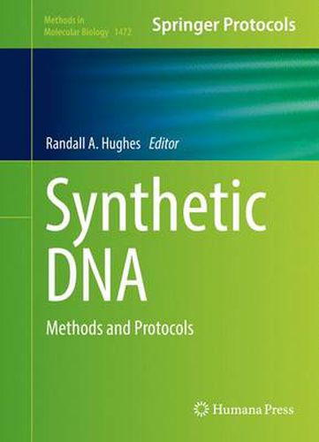 Cover image for Synthetic DNA: Methods and Protocols