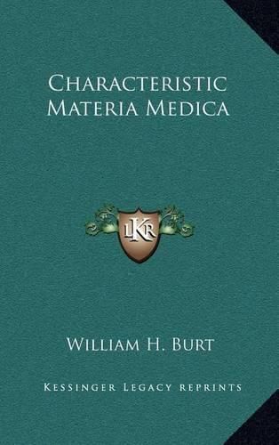 Characteristic Materia Medica