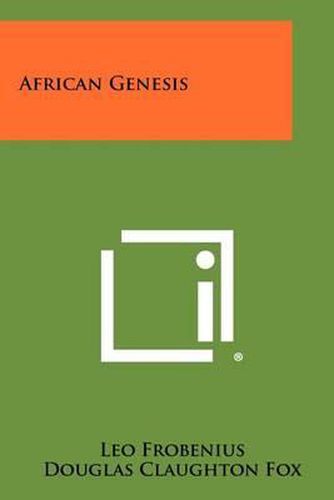 Cover image for African Genesis