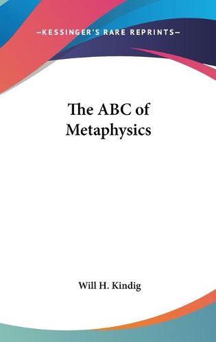Cover image for The ABC of Metaphysics