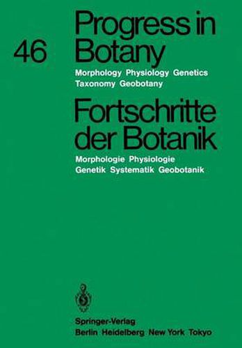 Progress in Botany / Fortschritte der Botanik: Morphology - Physiology - Genetics - Taxonomy - Geobotany / Morphologie - Physiologie - Genetik - Systematik - Geobotanik