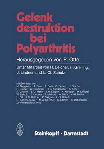 Gelenkdestruktion bei Polyarthritis