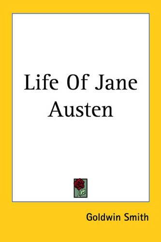 Cover image for Life Of Jane Austen