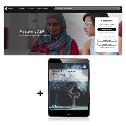 Cover image for Visual Anatomy & Physiology, Australian Global Edition -- Mastering A&P with Pearson eText