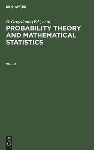 Cover image for Probability Theory and Mathematical Statistics. Vol. 2