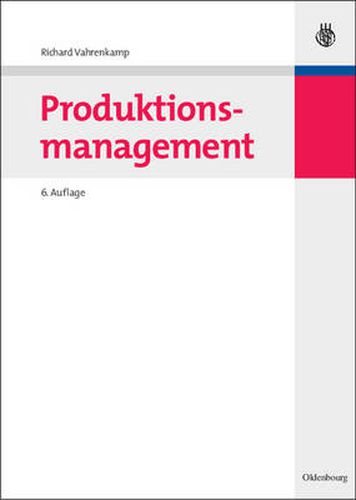 Cover image for Produktionsmanagement