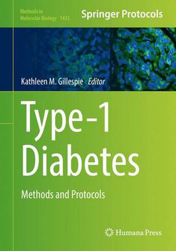 Cover image for Type-1 Diabetes: Methods and Protocols