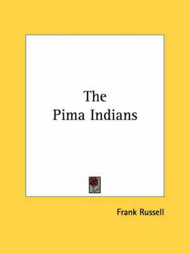 Cover image for The Pima Indians