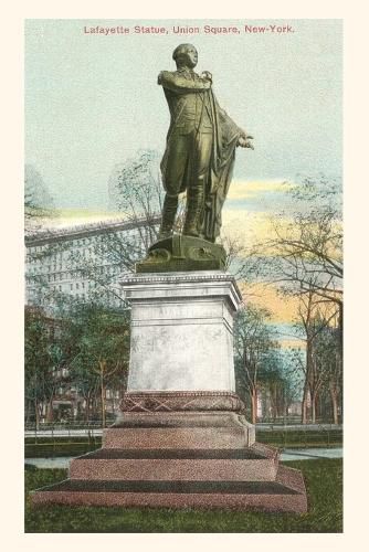 Cover image for Vintage Journal Lafayette Statue, Union Square, New York City