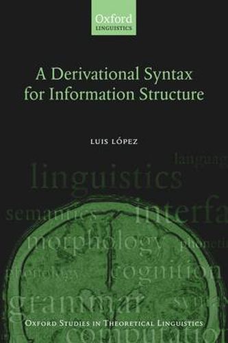 Cover image for A Derivational Syntax for Information Structure