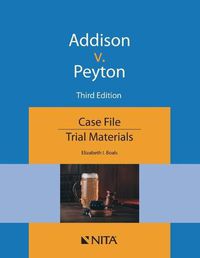 Cover image for Addison V. Peyton: Case File