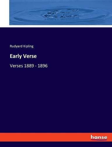 Cover image for Early Verse