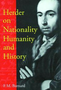 Cover image for Herder on Nationality, Humanity, and History