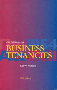 Cover image for Fox-Andrews on Business Tenancies