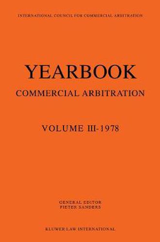 Cover image for Yearbook Commercial Arbitration