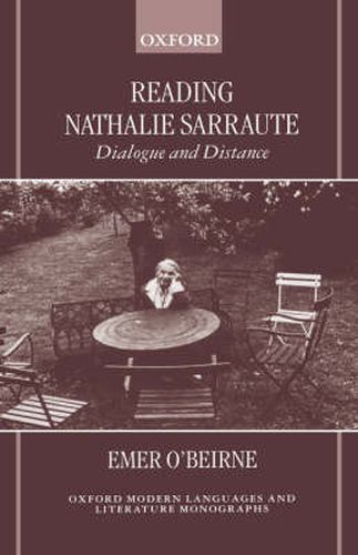 Cover image for Reading Nathalie Sarraute: Dialogue and Distance