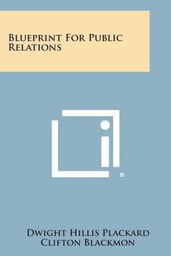 Cover image for Blueprint for Public Relations