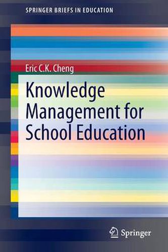 Cover image for Knowledge Management for School Education