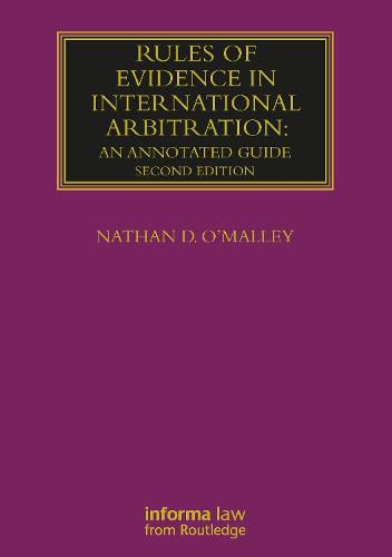 Cover image for Rules of Evidence in International Arbitration: An Annotated Guide