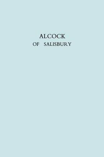 Cover image for Alcock of Salisbury