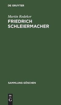 Cover image for Friedrich Schleiermacher