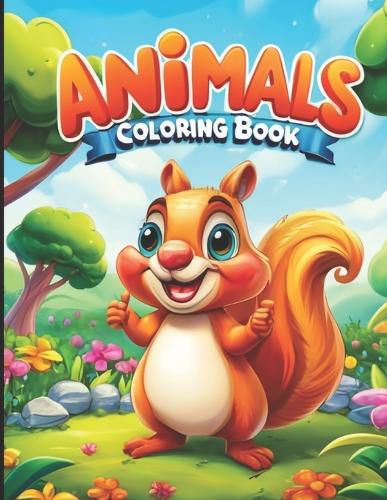 Cover image for Animals Coloring Book