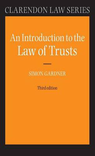 Cover image for An Introduction to the Law of Trusts