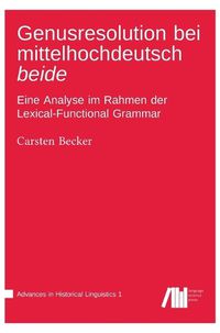 Cover image for Genusresolution bei mittelhochdeutsch beide