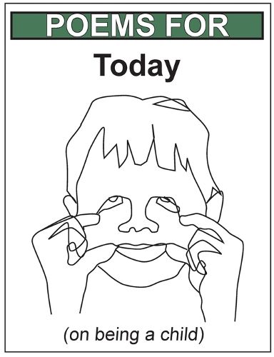 Cover image for POEMS FOR Today (on being a child)