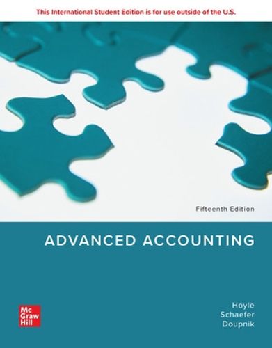 Cover image for Advanced Accounting ISE