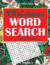 Cover image for Christmas Word Search Puzzles, Large Print