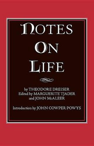 Cover image for Notes on Life