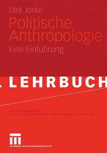 Cover image for Politische Anthropologie: Eine Einfuhrung