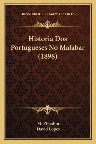 Cover image for Historia DOS Portugueses No Malabar (1898)