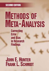 Cover image for Methods of Meta-Analysis: Correcting Error and Bias in Research Findings