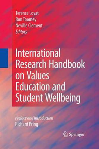 Cover image for International Research Handbook on Values Education and Student Wellbeing