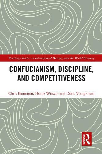 Cover image for Confucianism, Discipline, and Competitiveness