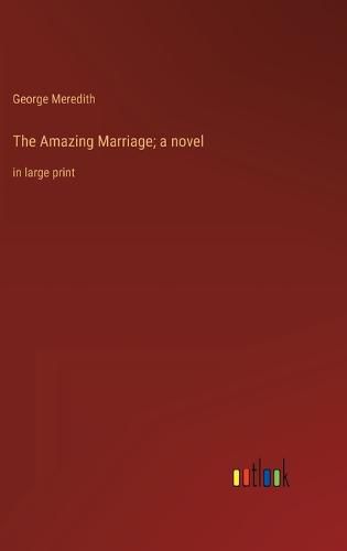 Cover image for The Amazing Marriage; a novel