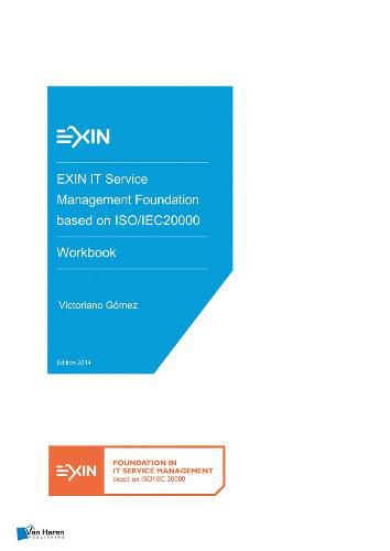 Cover image for EXIN IT Service Management Foundation based on ISO/IEC20000 - Workbook