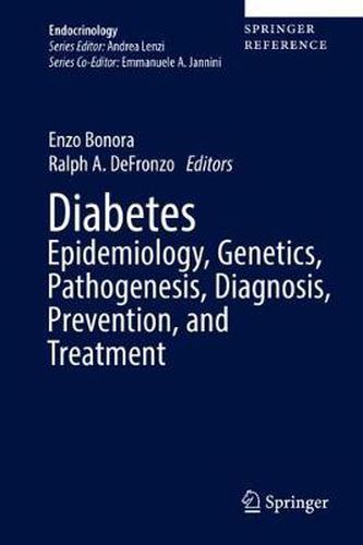 Cover image for Diabetes Epidemiology, Genetics, Pathogenesis, Diagnosis, Prevention, and Treatment