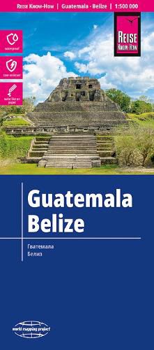 Cover image for Guatemala - Belize Map